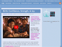Tablet Screenshot of birth-media.com